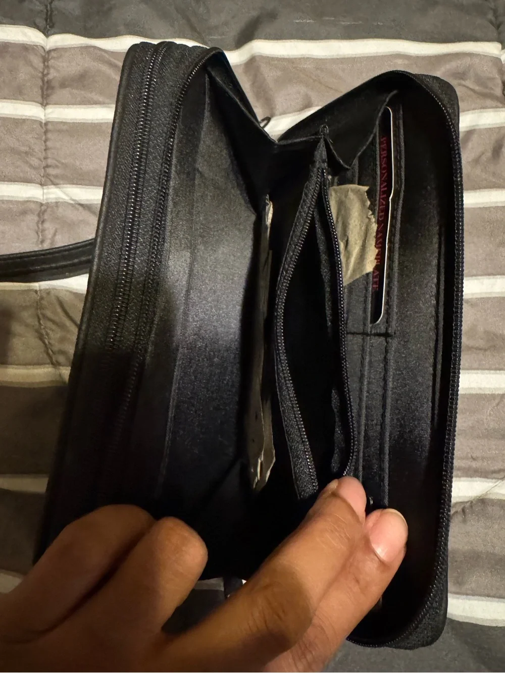 NEW Black Leather Diary Agenda Planner Organizer - Unbranded